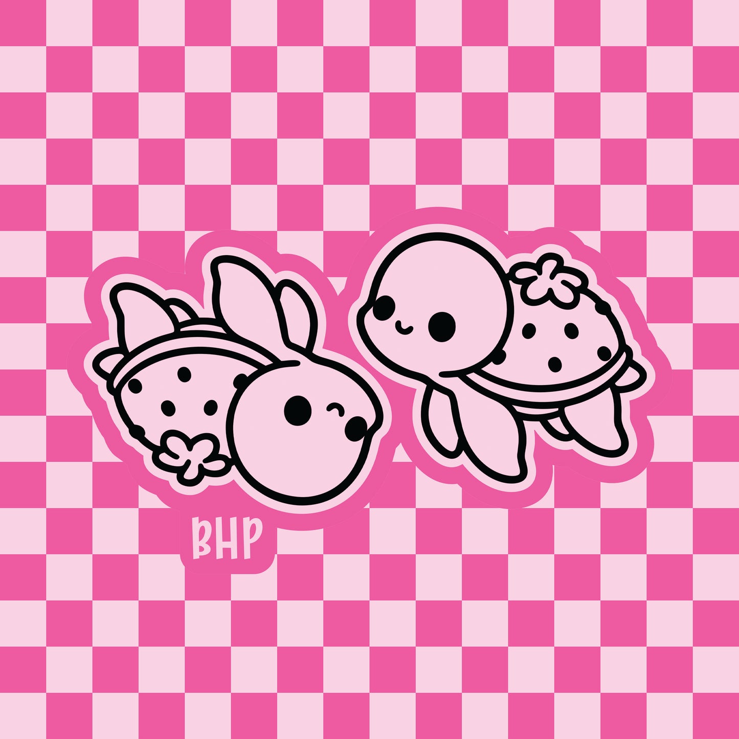 Strawberry turtle vent clips silicone freshie mold