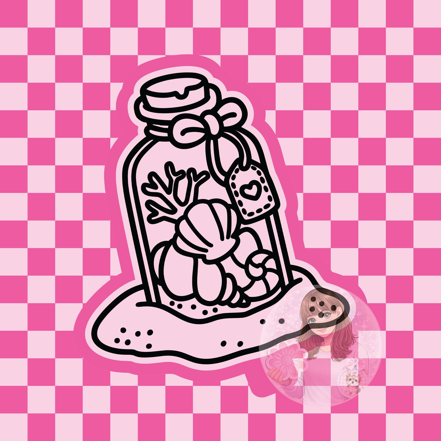 Beachy jar silicone freshie mold