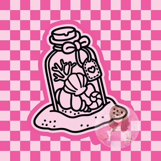 Beachy jar silicone freshie mold