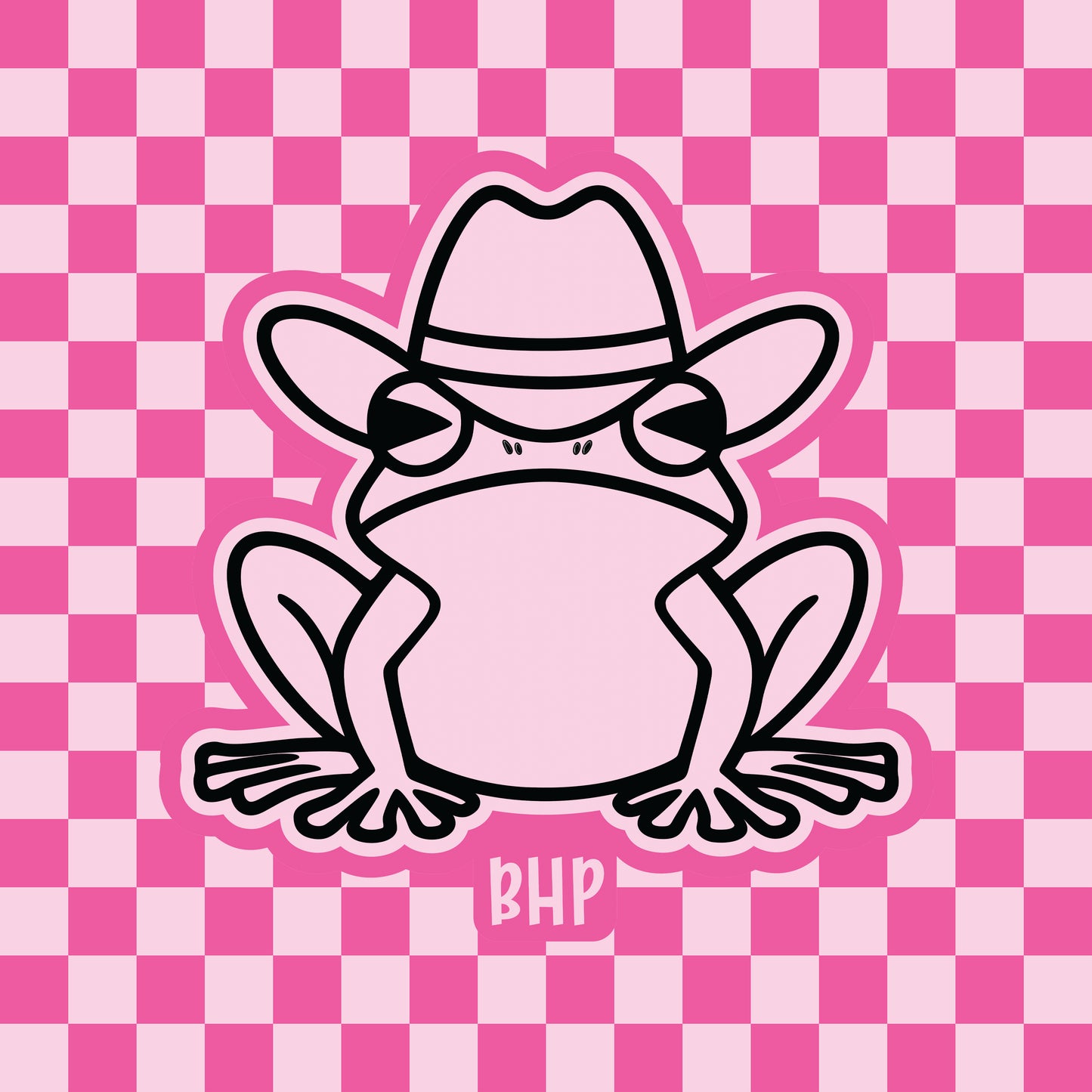 Cowboy hat frog silicone freshie mold