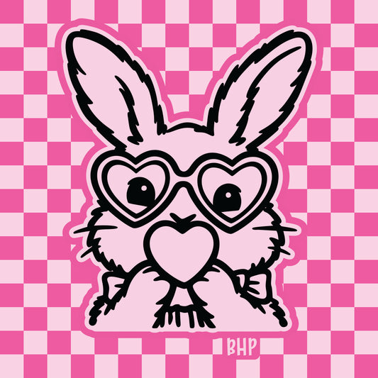 Bunny blowing bubble silicone freshie mold