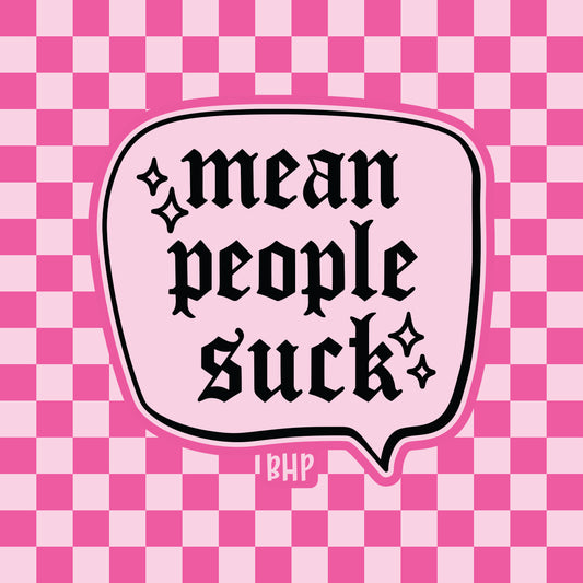 Mean people suck silicone freshie mold