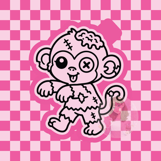 Zombie monkey silicone freshie mold
