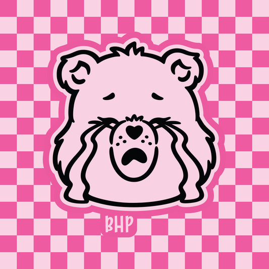Crying bear silicone freshie mold