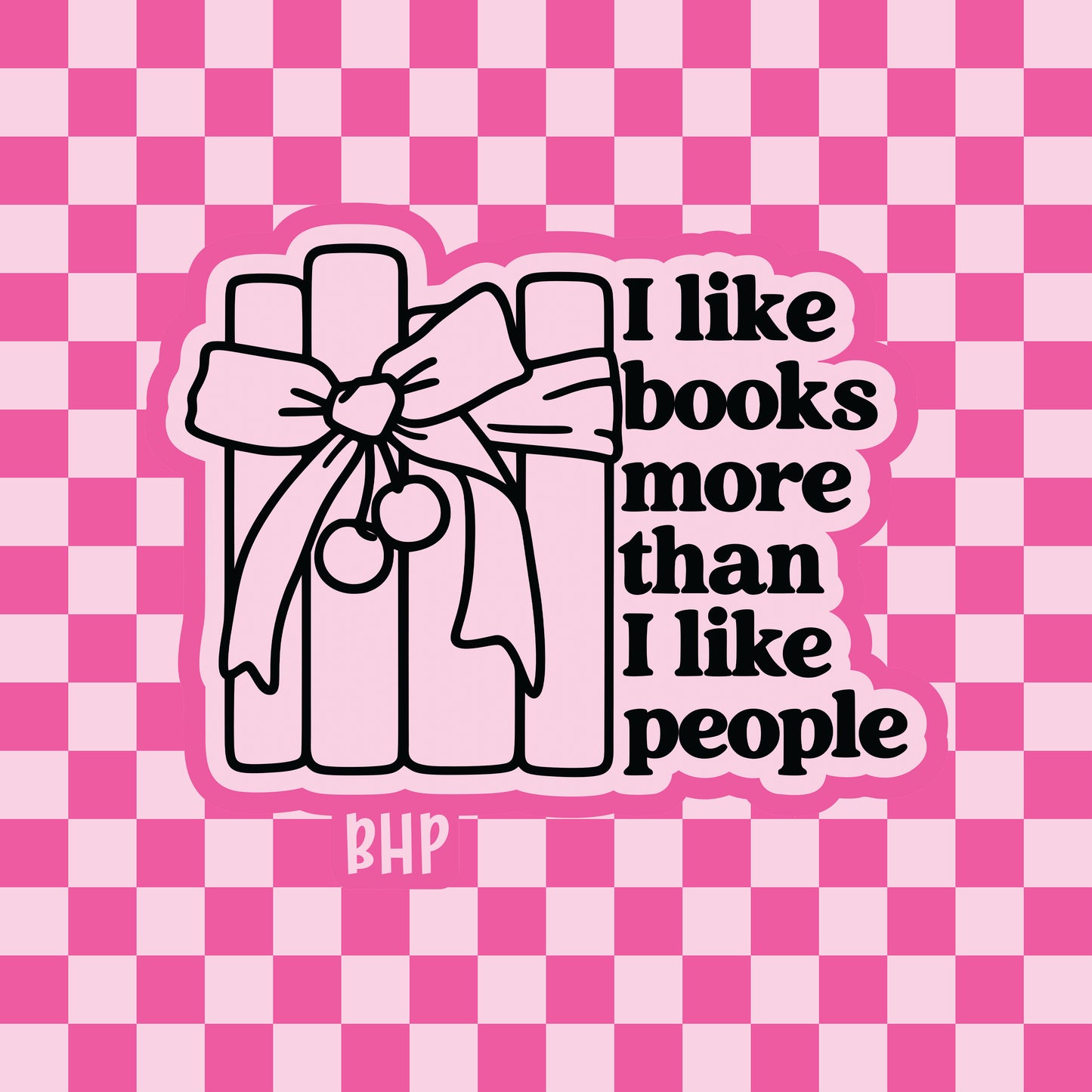 I like books more than I like people silicone freshie mold