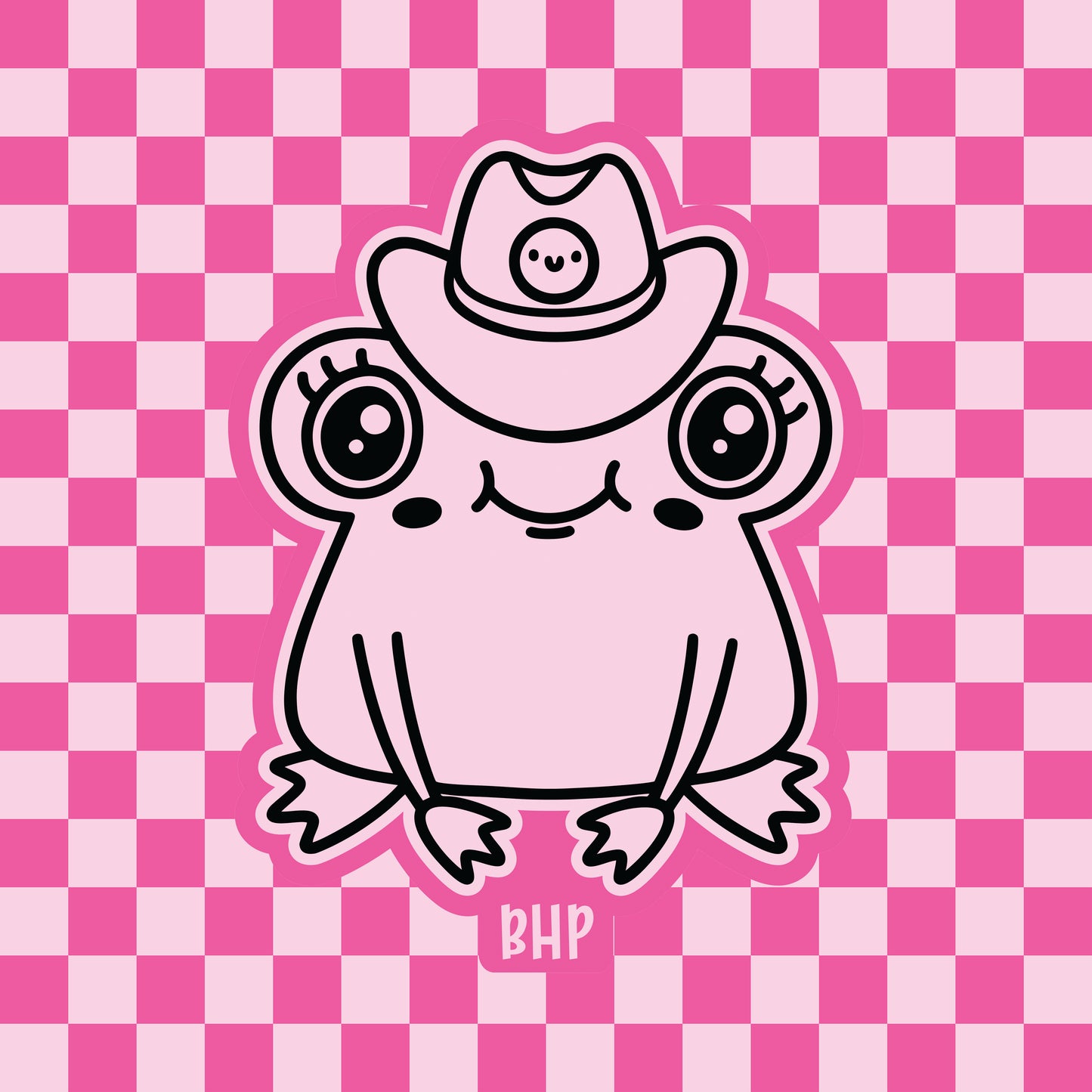 Cowboy frog cutie silicone freshie mold