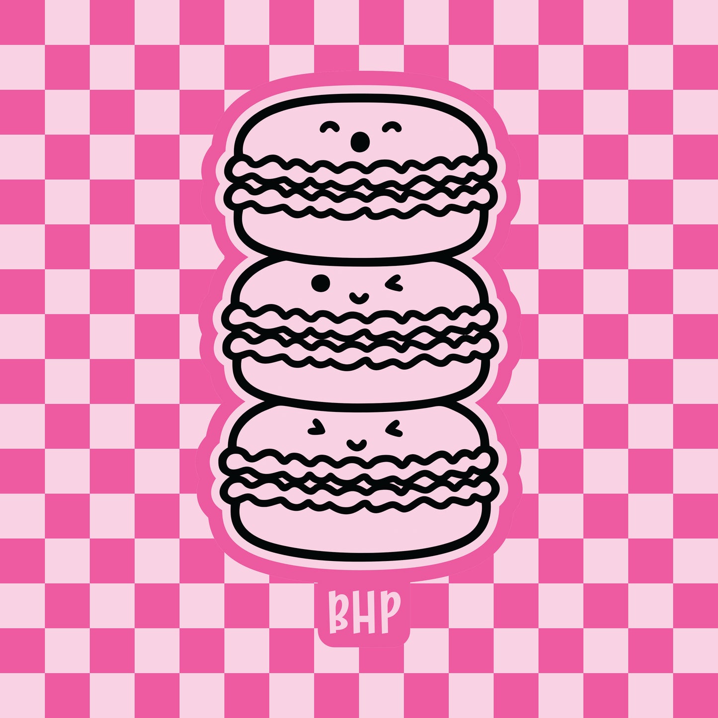 Stacked macarons silicone freshie mold
