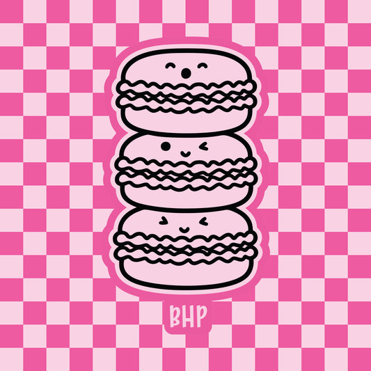 Stacked macarons silicone freshie mold