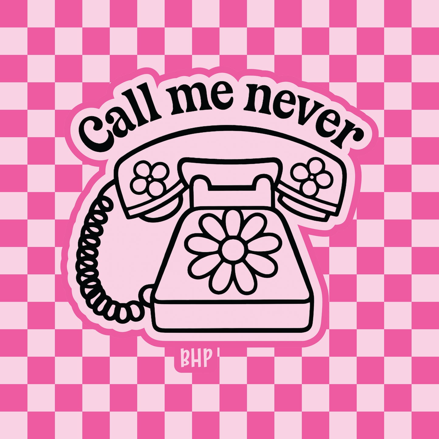 Call me never silicone freshie mold