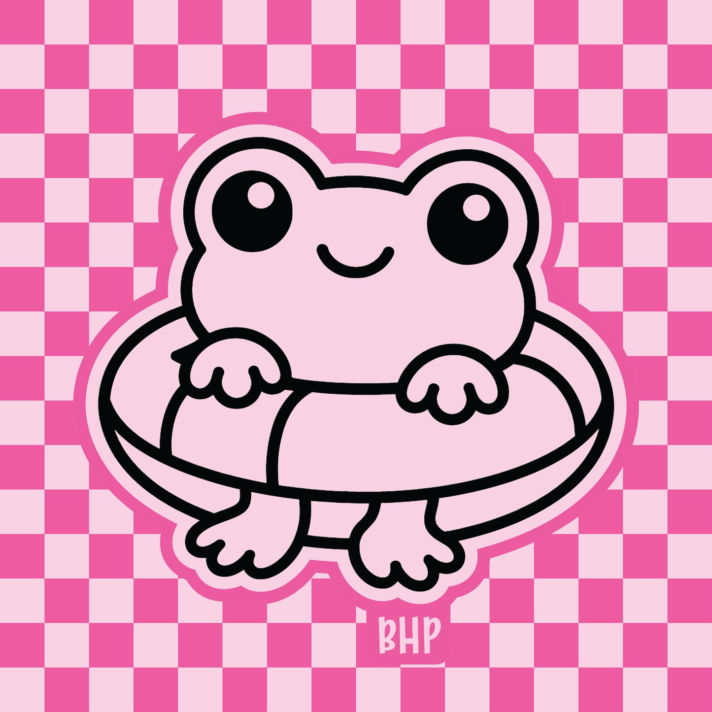 Frog in floatie silicone freshie mold