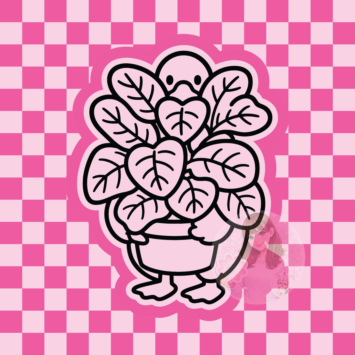 Plant goose silicone freshie mold