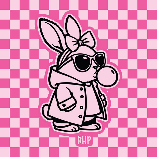 Bubble gum bunny silicone freshie mold