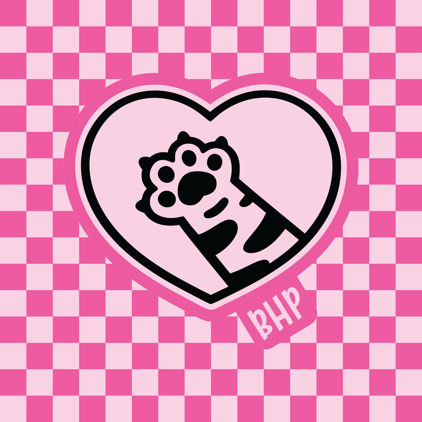 Cat paw in heart silicone freshie mold