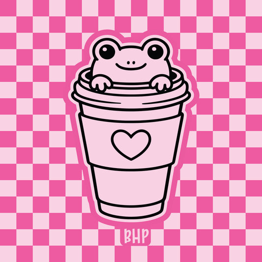 Coffee frog silicone freshie mold