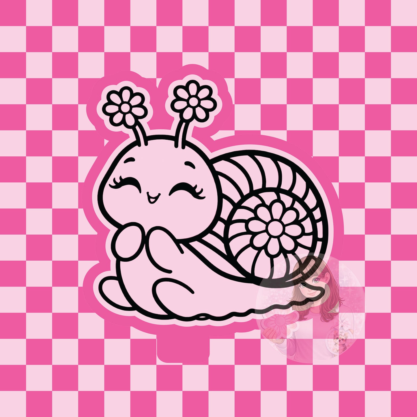 Daisy snail silicone freshie mold