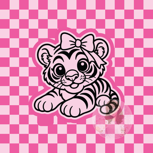 Baby tiger silicone freshie mold