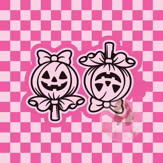 Pumpkin lollipop vent clip silicone freshie mold