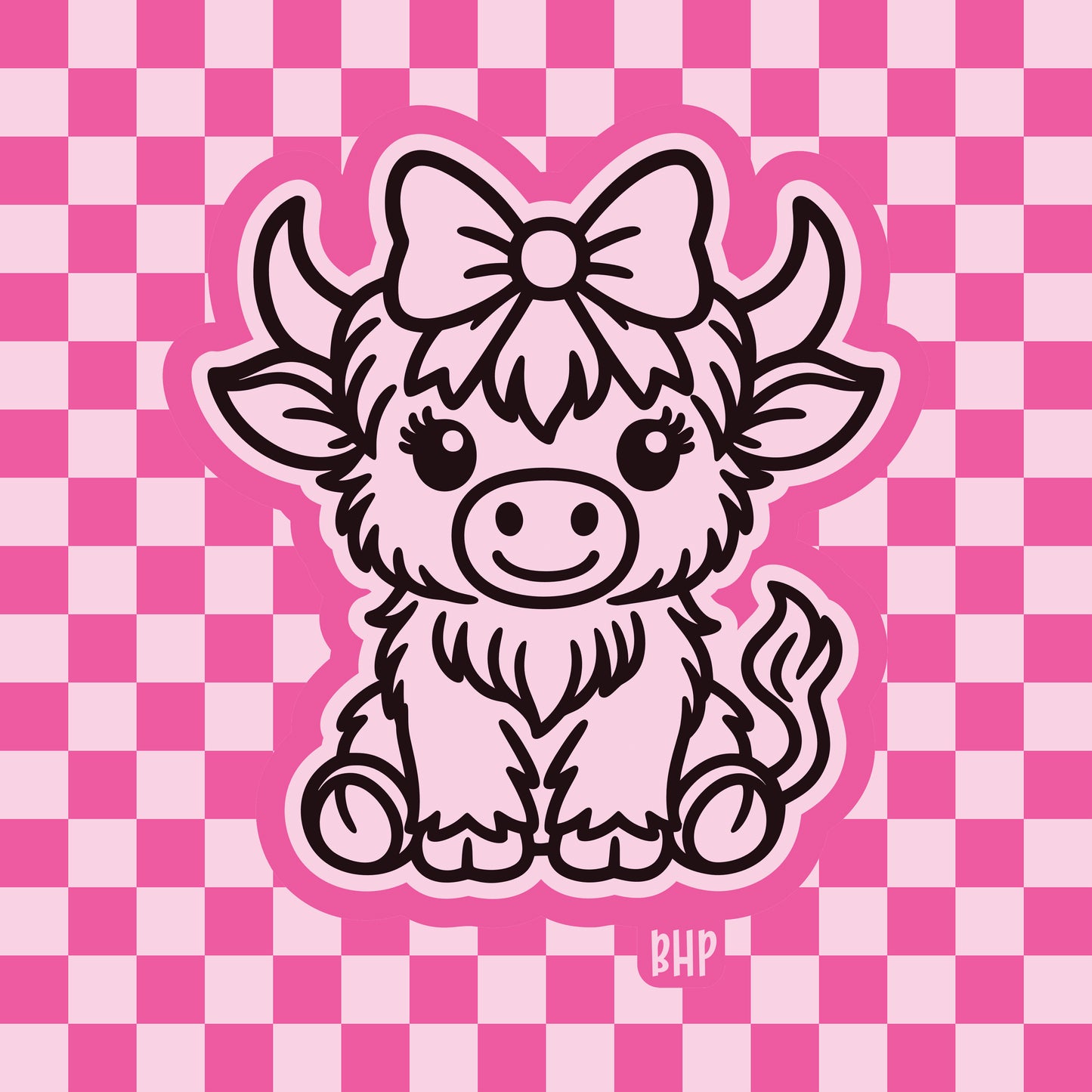 Sweet highland cow silicone freshie mold