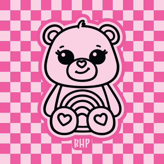 Rainbow bear silicone freshie mold