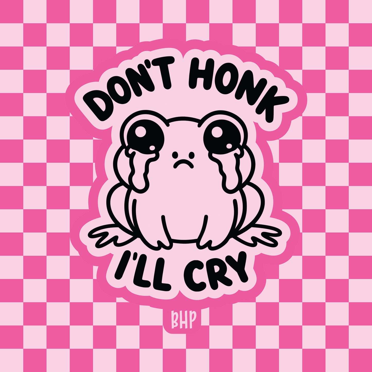 Don't honk I'll cry frog silicone freshie mold