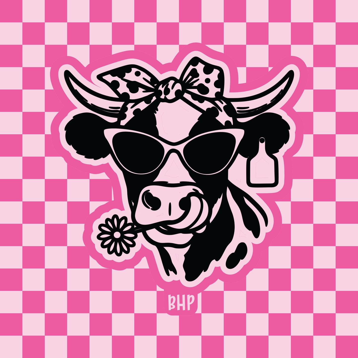 Western cow silicone freshie mold