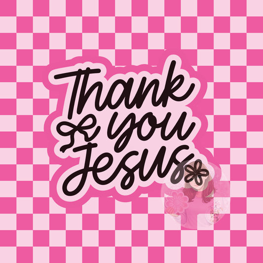 Thank you Jesus silicone freshie mold