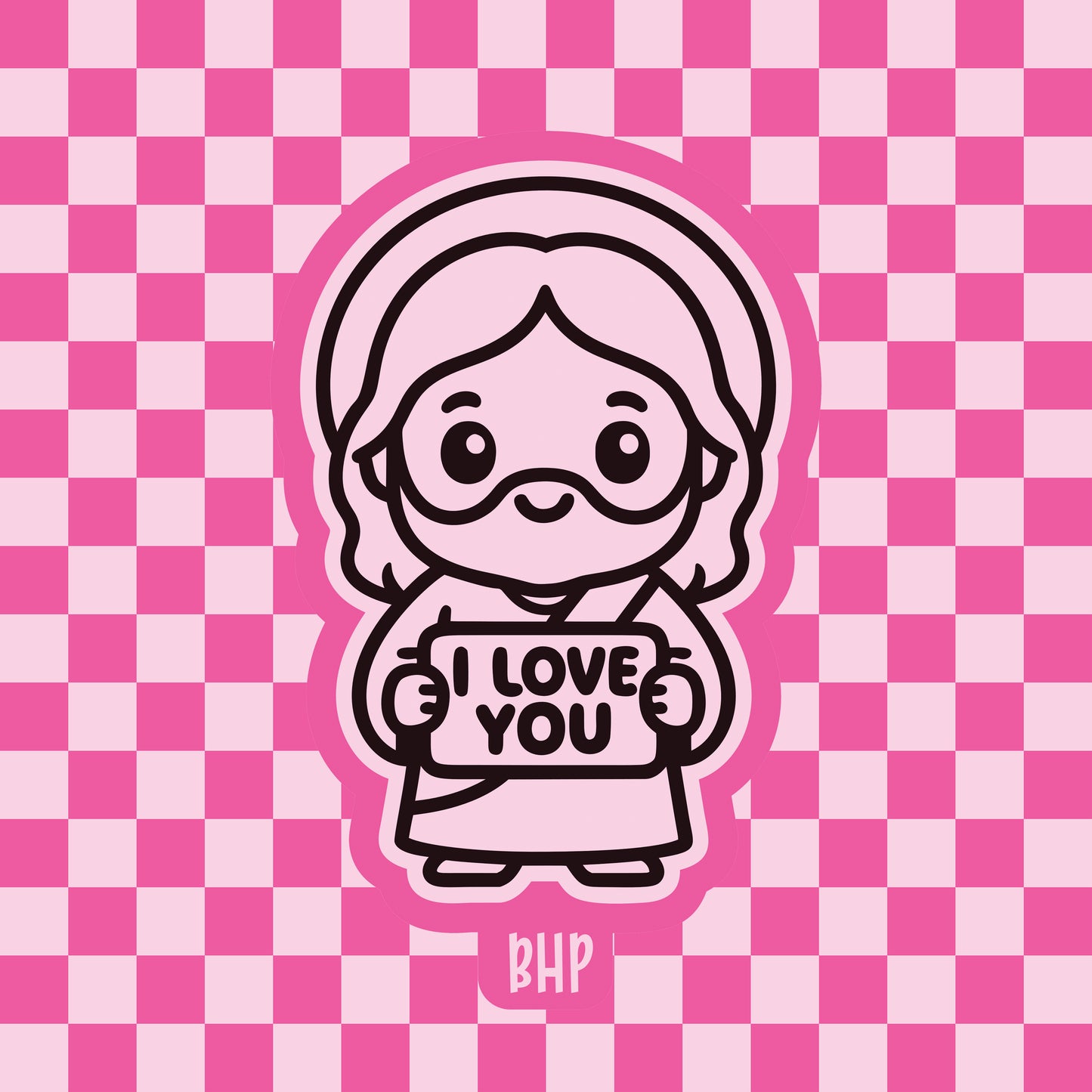 Jesus loves you silicone freshie mold