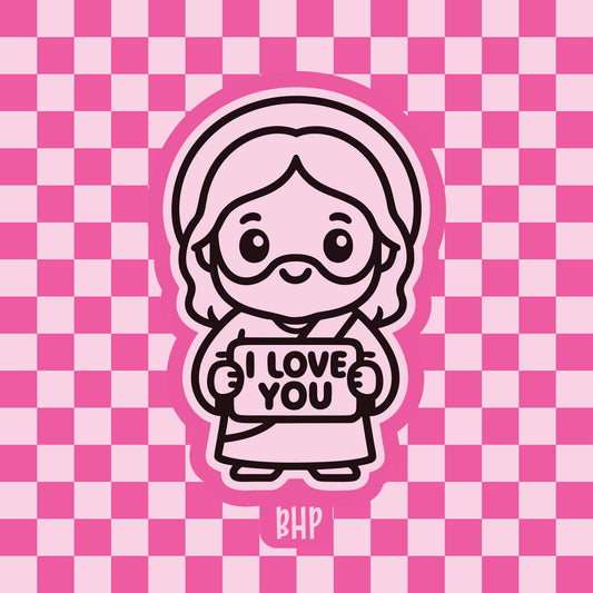 Jesus loves you silicone freshie mold