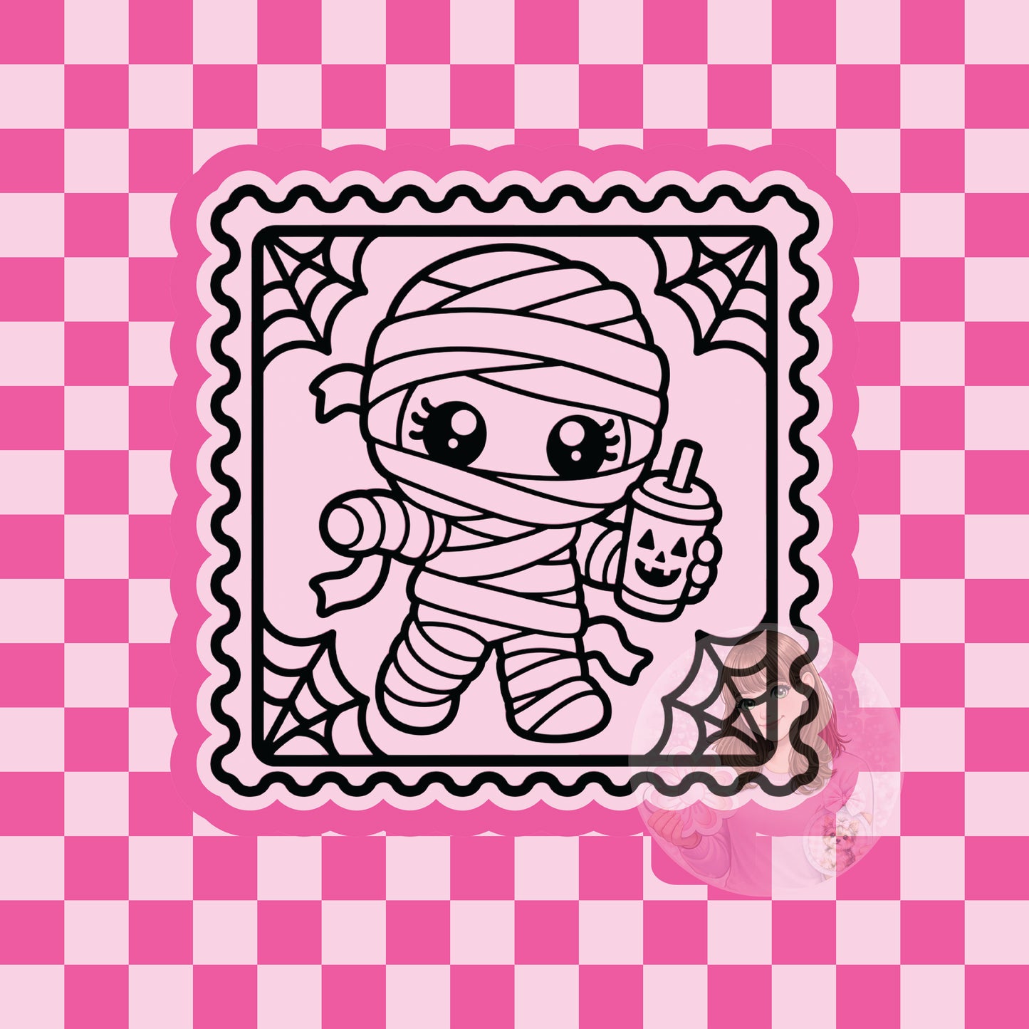 Mummy stamp silicone freshie mold