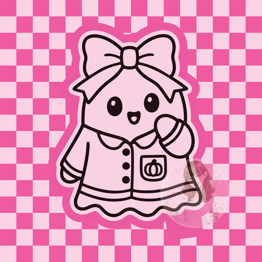Ghost in pajamas silicone freshie mold