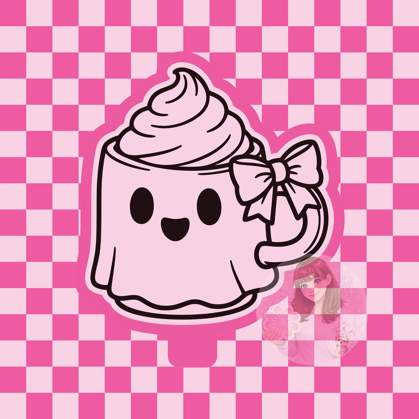 Ghost mug silicone freshie mold