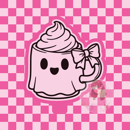 Ghost mug silicone freshie mold