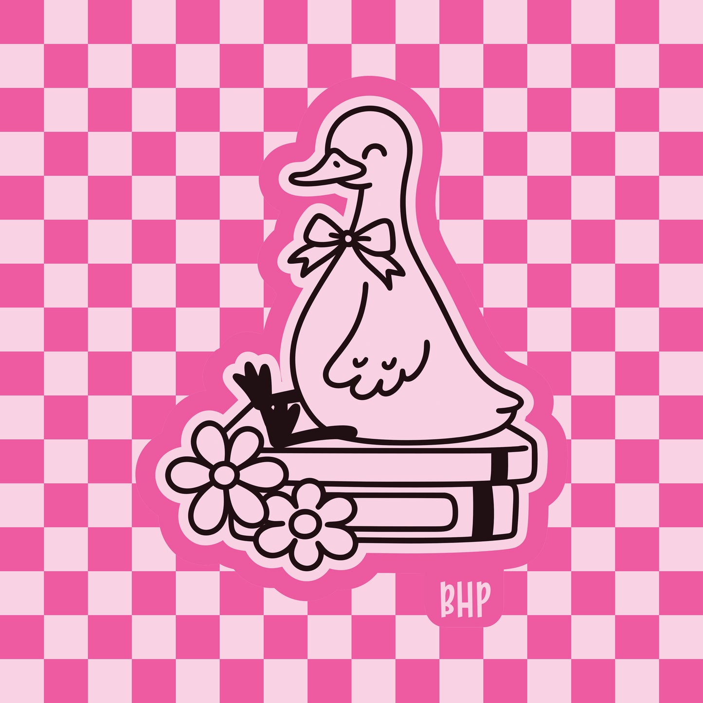 Goose on books silicone freshie mold