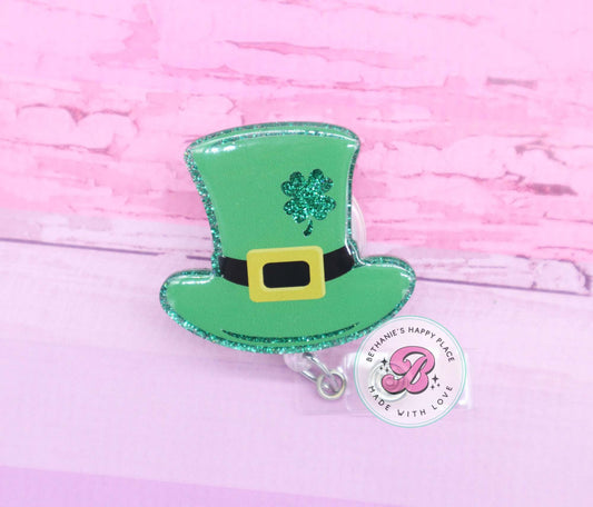 St. Patrick's Day hat badge reel