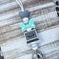 Laptop beaded lanyard