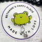 Frog badge holder