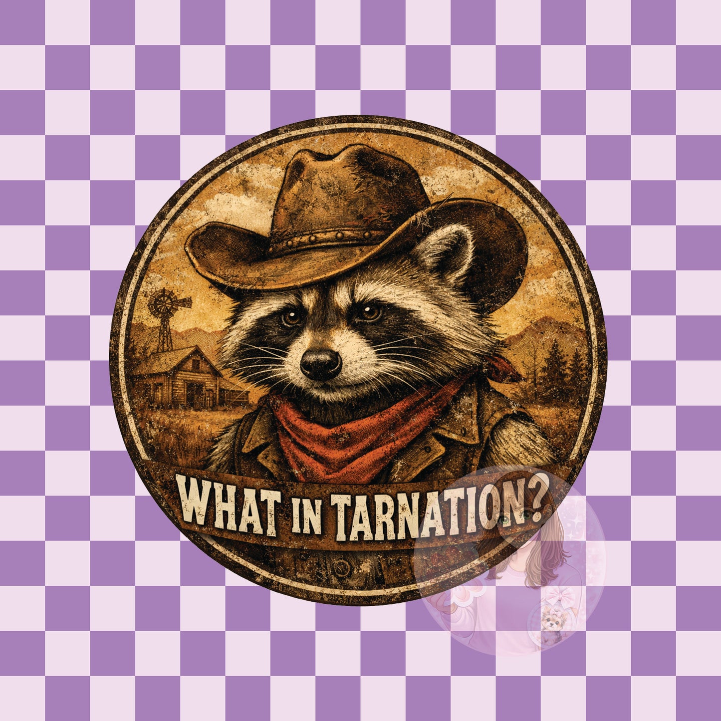 What in tarnation raccoon - round
