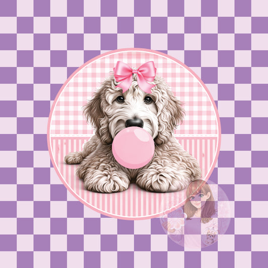 Bubblegum Goldendoodle - round