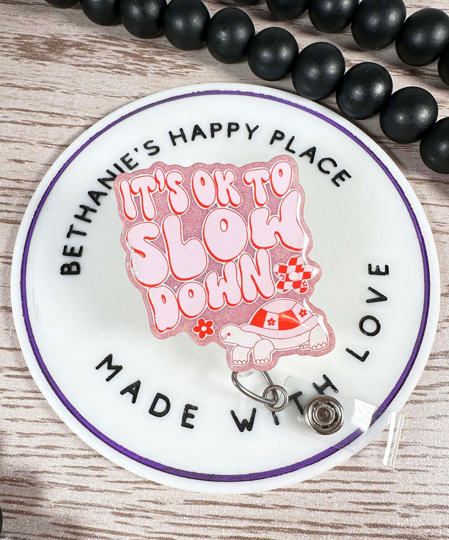 It's ok to slow down retractable badge reel
