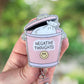 Negative thoughts trash bin mental health retractable badge reel