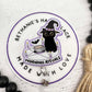 Black cat morning rituals badge reel