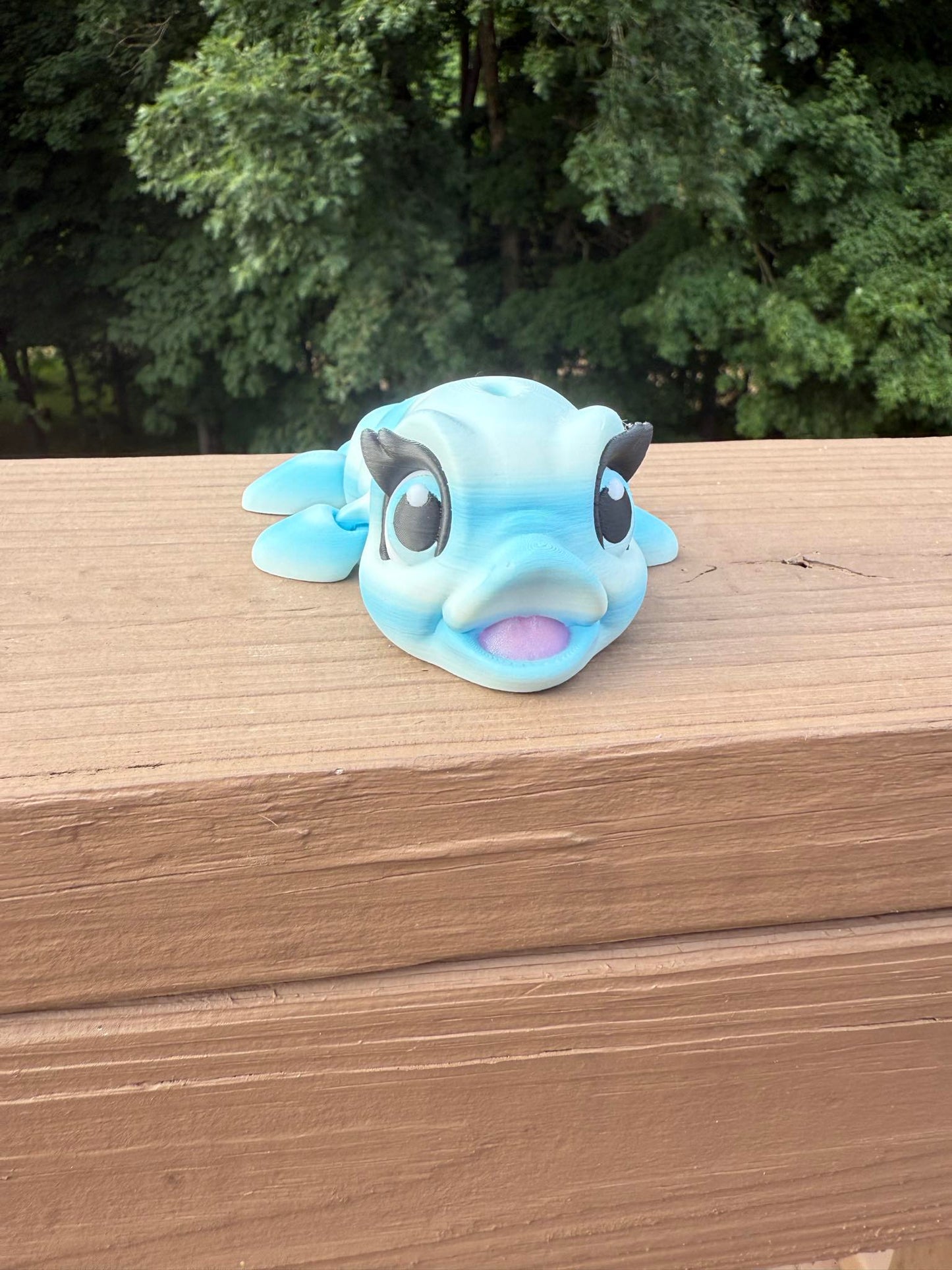 Dolphin 3D printed articulated figurine