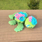 Bouquet turtle articulated 3D figurine