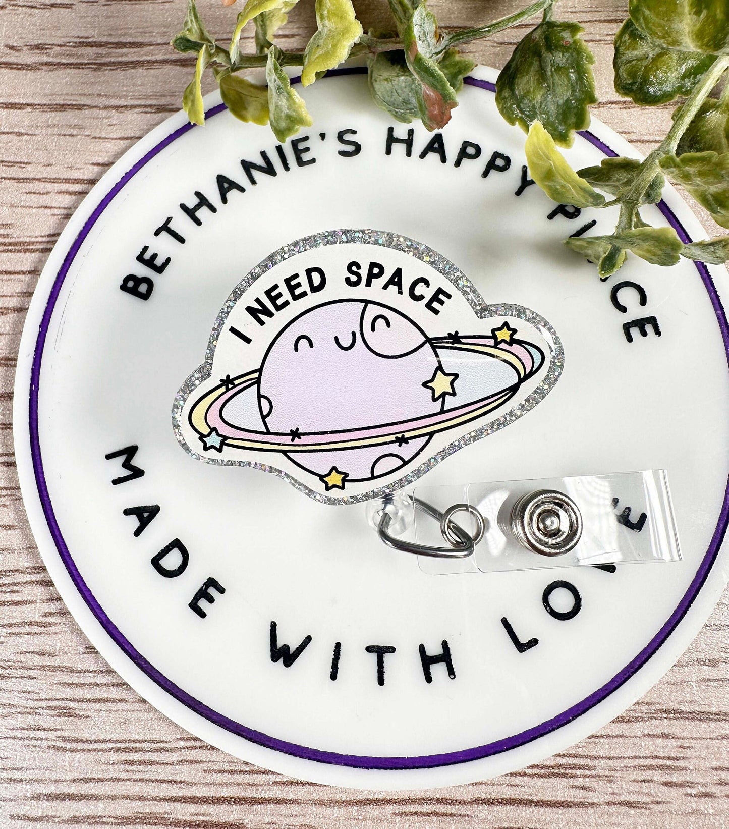 I need space retractable badge reel
