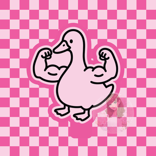 Muscle goose silicone freshie mold