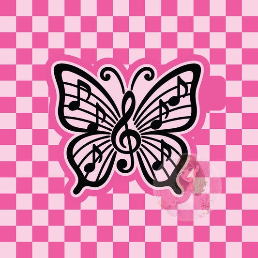 Musical butterfly silicone freshie mold