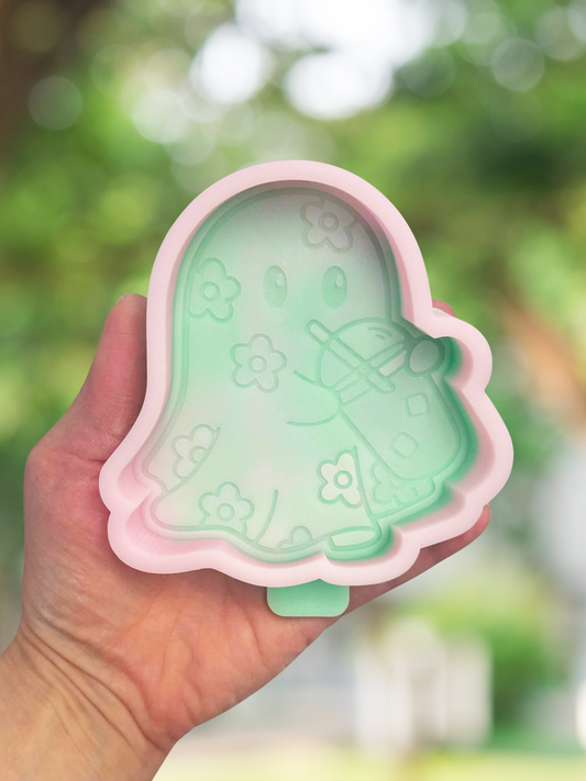 Flower coffee ghost mold- READY TO SHIP
