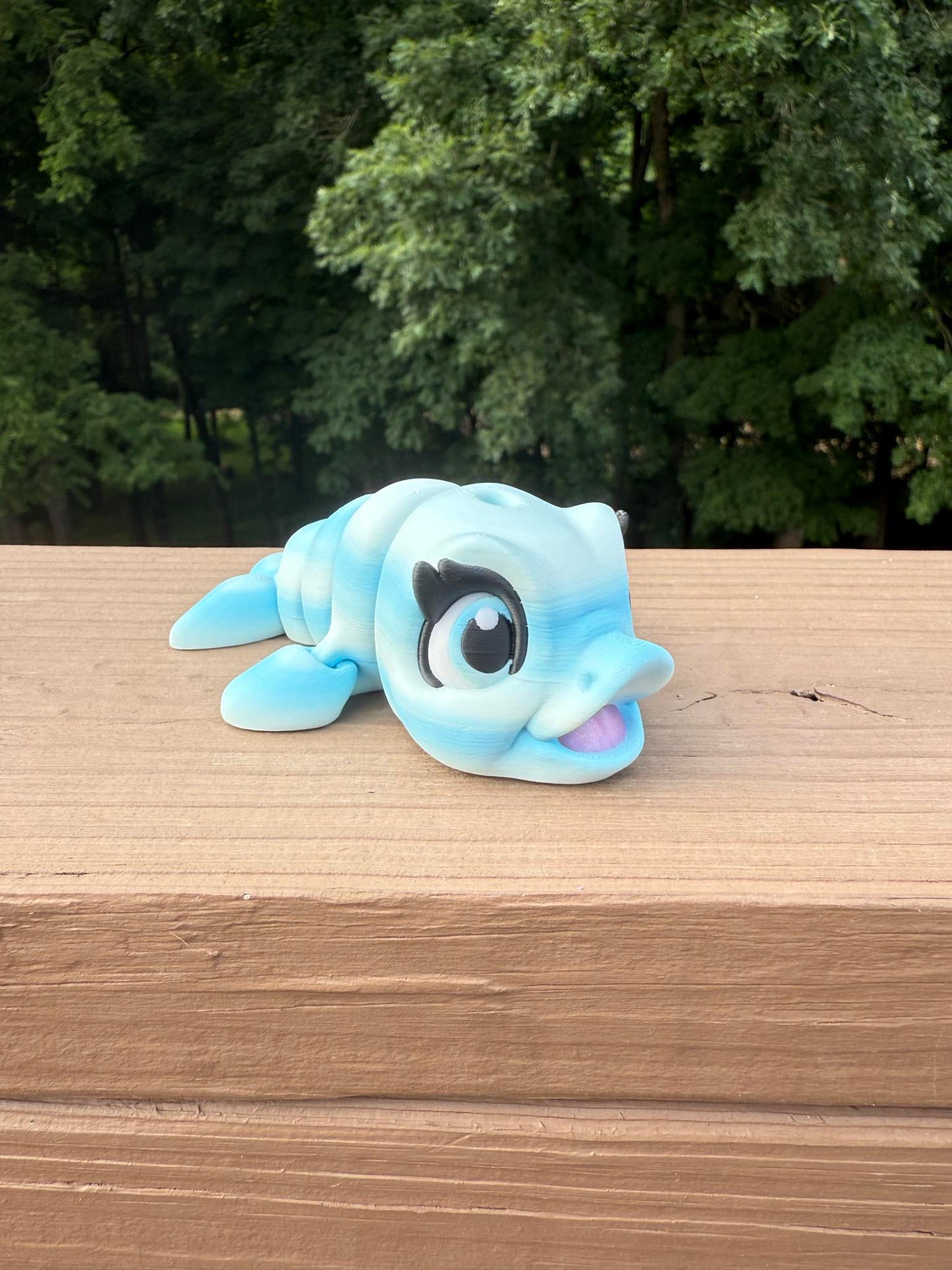 Dolphin 3D printed articulated figurine
