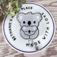 Cute Koala retractable badge reel