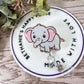 Elephant retractable badge reel